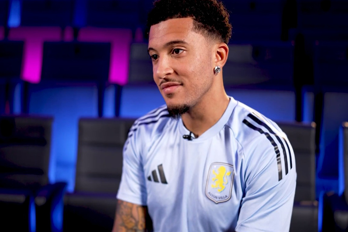"Unai Emery persuaded me": Jadon Sancho on joining Aston Villa