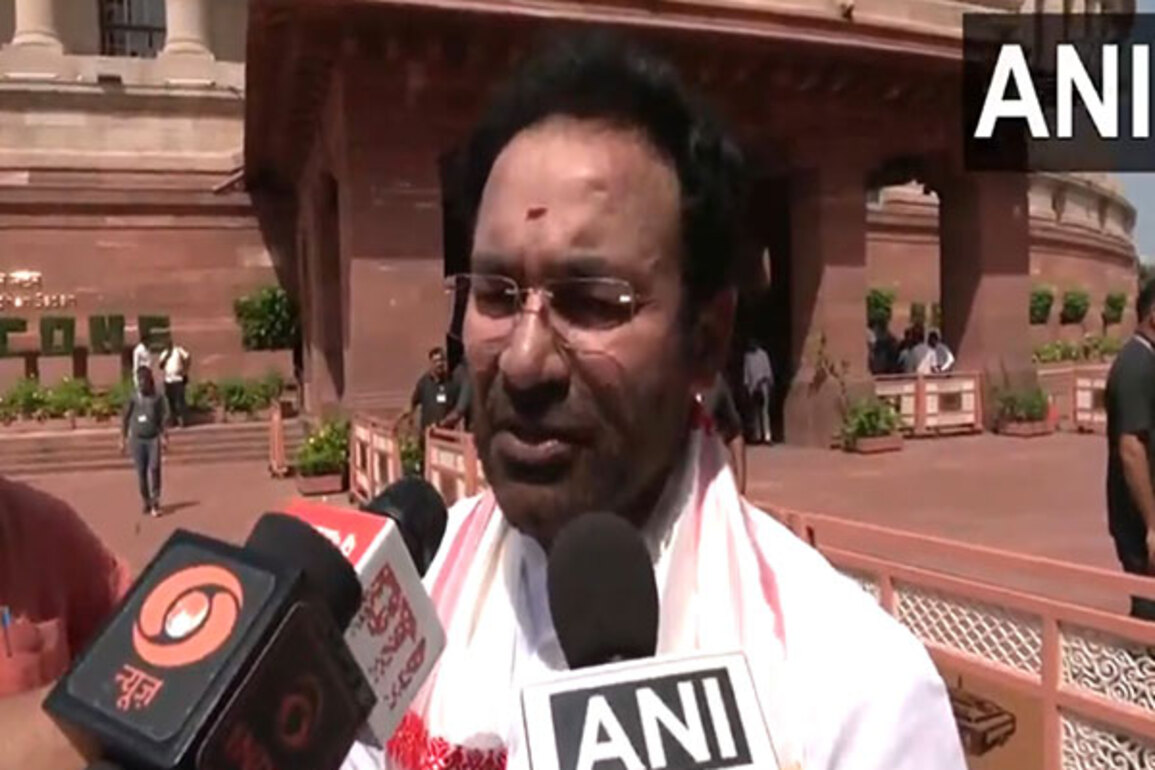 BJP's G Kishan Reddy slams Congress, saying, "They want to do politics on every issue..."