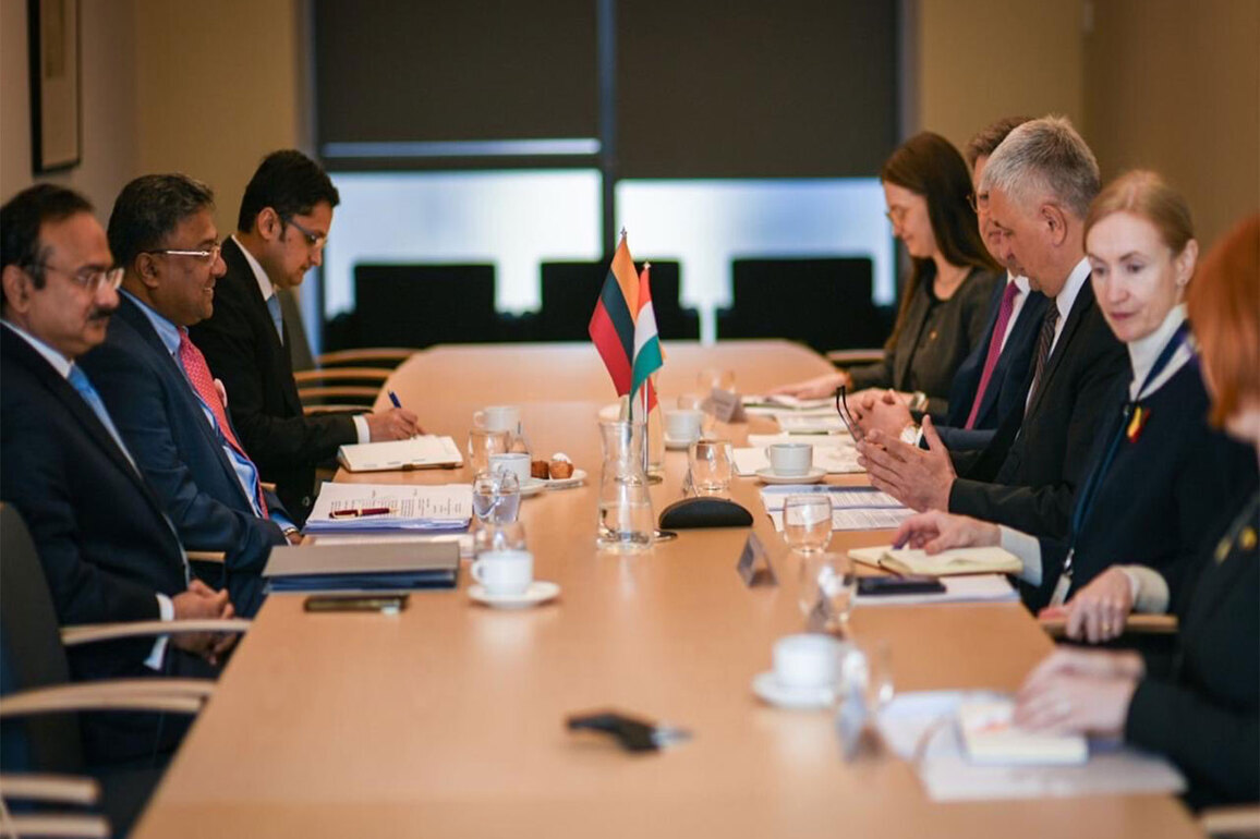 India-Lithuania review bilateral ties during 10th round of Foreign Office Consultations; emphasise strengthening trade and investment ties
