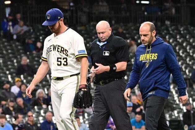 Brewers RHP Brandon Woodruff goes for MRI after velocity dips