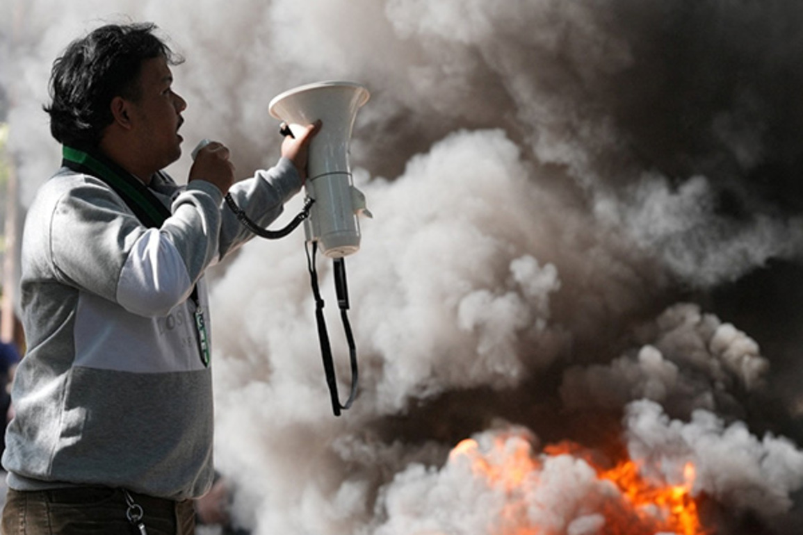Indonesian police use tear gas at universities amid nationwide protests