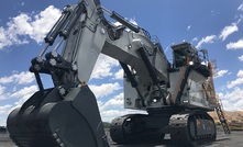  The newly-completed excavator at BMA's Goonyella Riverside mine. 