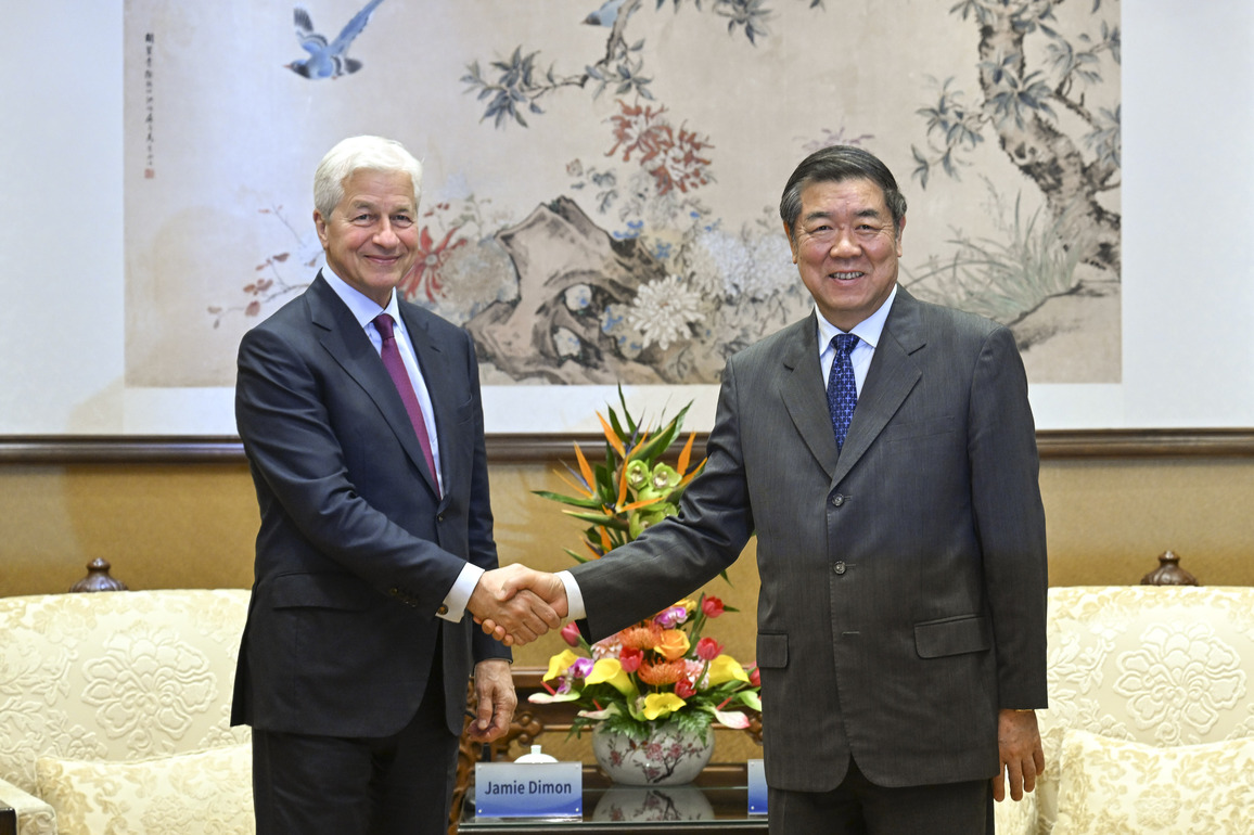 CHINA-BEIJING-HE LIFENG-JPMORGAN CHASE-MEETING (CN)