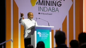 Gwede Mantashe at (last year's) Mining Indaba 2025