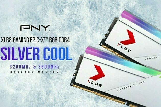 PNY launches XLR8 Gaming EPIC-X RGB(TM) DDR4 Silver 3200MHz and 3600MHz desktop memory