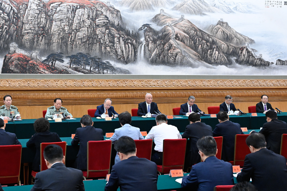 CHINA-BEIJING-CAI QI-V-DAY COMMEMORATIONS-SUMMARY MEETING (CN)