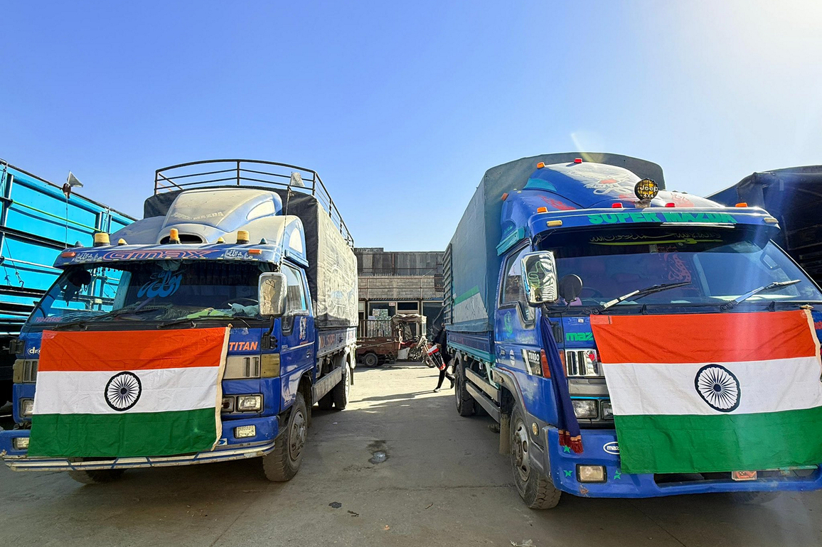 India delivers food for earthquake-affected people in Afghanistan