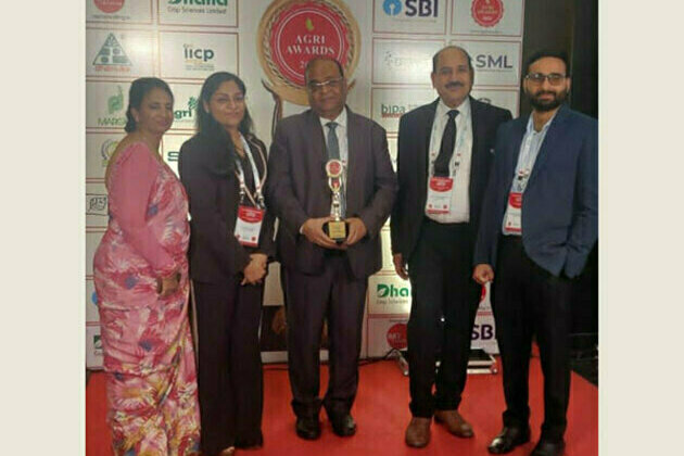 Peptech Biosciences Ltd. wins Prestigious ABSA 2023 Award for Emerging Company in Bio-Agri Inputs on April 26, 2023, at Hotel Park Hyatt Hyderabad, India