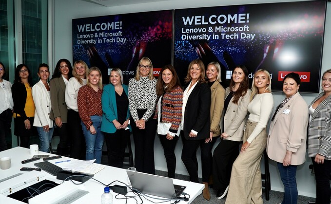 Diversity day for Lenovo and Microsoft as they head to tonight's awards