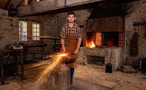 Young Lancashire blacksmith revives historic rural craft