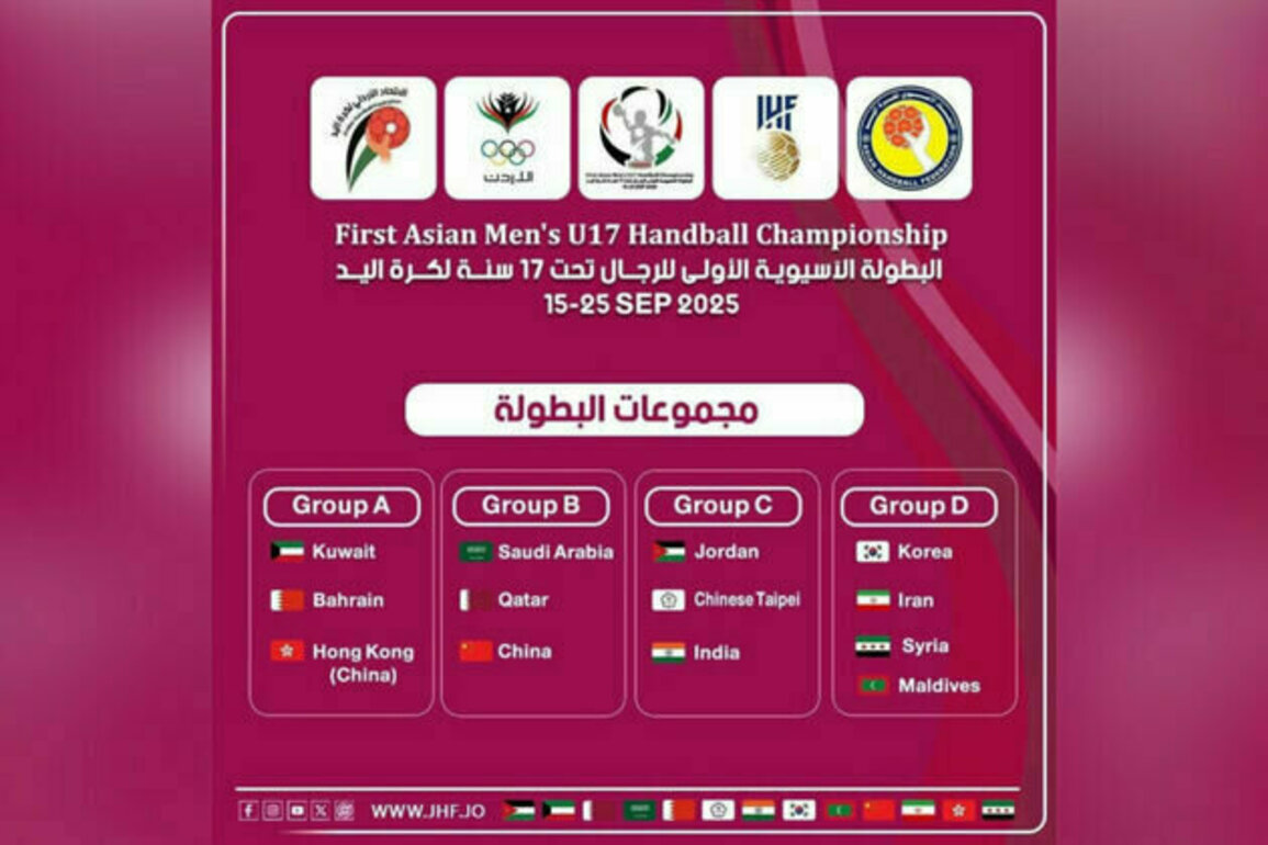 Syrian U-17 Handball Team to Compete in Asian Championship in Amman