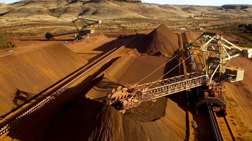 Operação de minério de ferro na Austrália