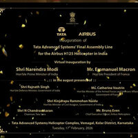 PM Modi, French President Macron virtually inaugurate H125 helicopter final assembly line in Karnataka