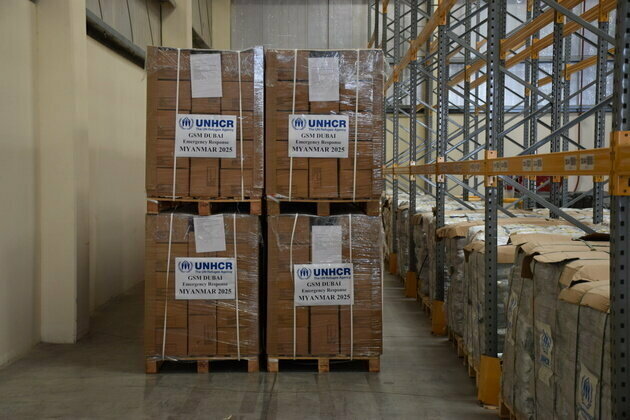 Dubai Humanitarian dispatches sea shipment to support earthquake-hit communities in Myanmar