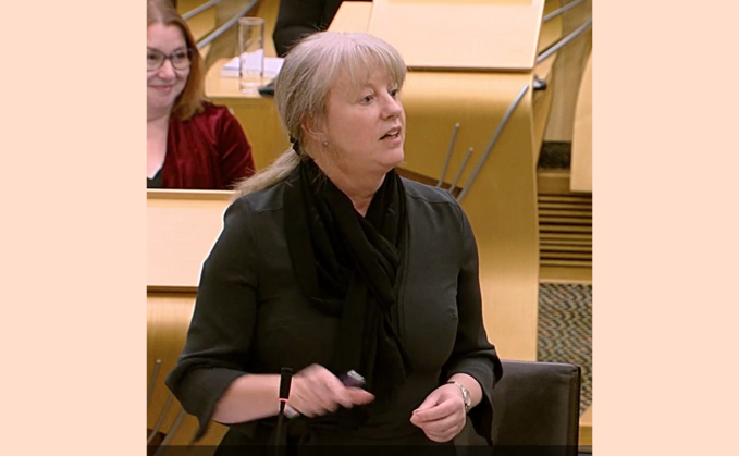 Scotland's Finance Secretary Shona Robison instead said the Scottish Government would reallocate £46m of deferred agricultural funding over the next two financial years. (Scottish Parliament)