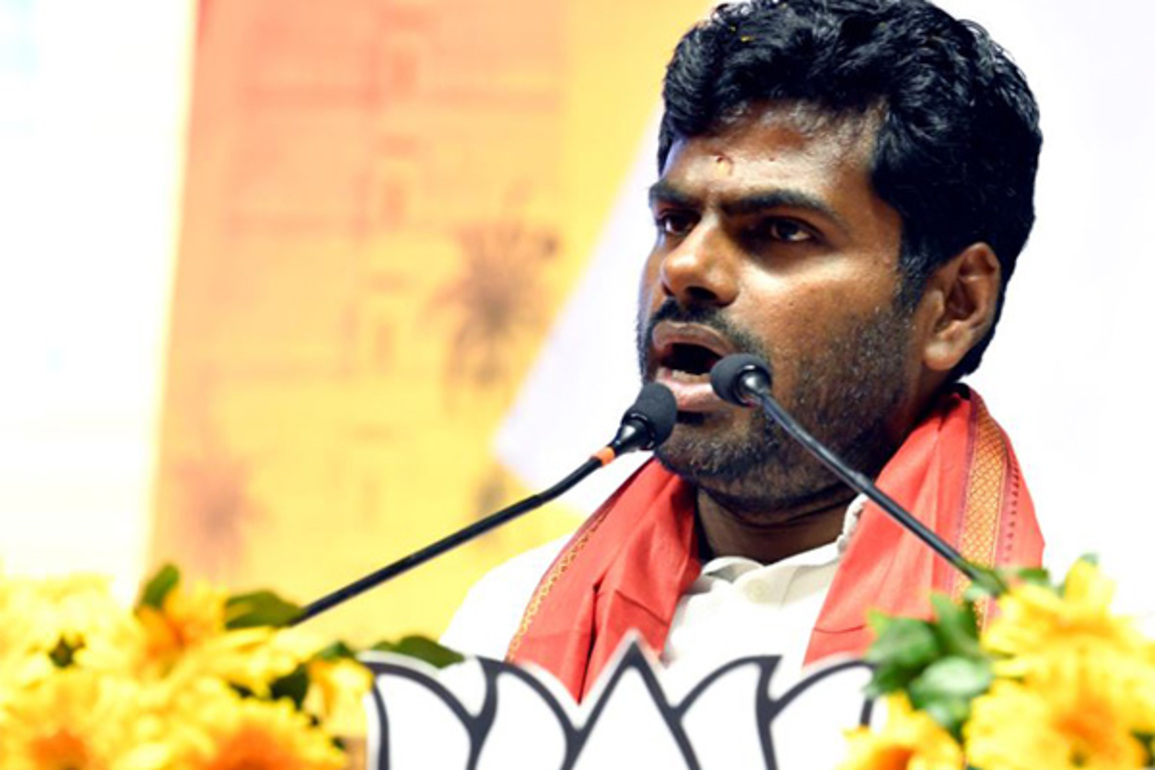 Annamalai slams DMK for using Trichy school to host welfare camp