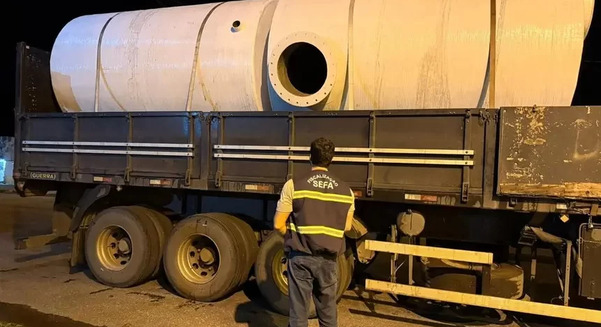 Peça cilíndrica é usada em mineração