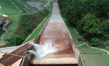 Estrutura de concreto de barragem da Vale no PA