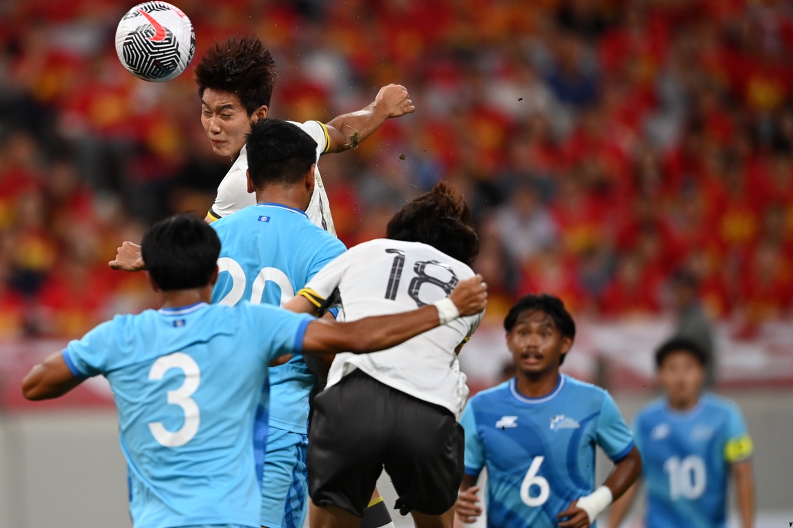 (SP)CHINA-XI'AN-FOOTBALL-AFC U23 ASIAN CUP-QUALIFIERS-CHINA VS NORTHERN MARIANA ISLANDS (CN)