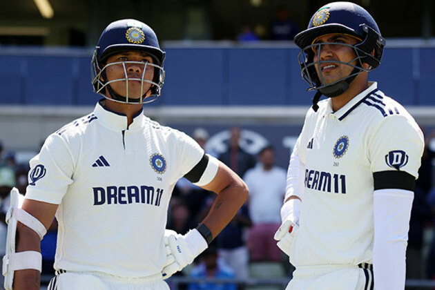 Jaiswal-Gill half-century stand takes India to 182/3, Stokes strikes in balanced session (Day 1, Tea)