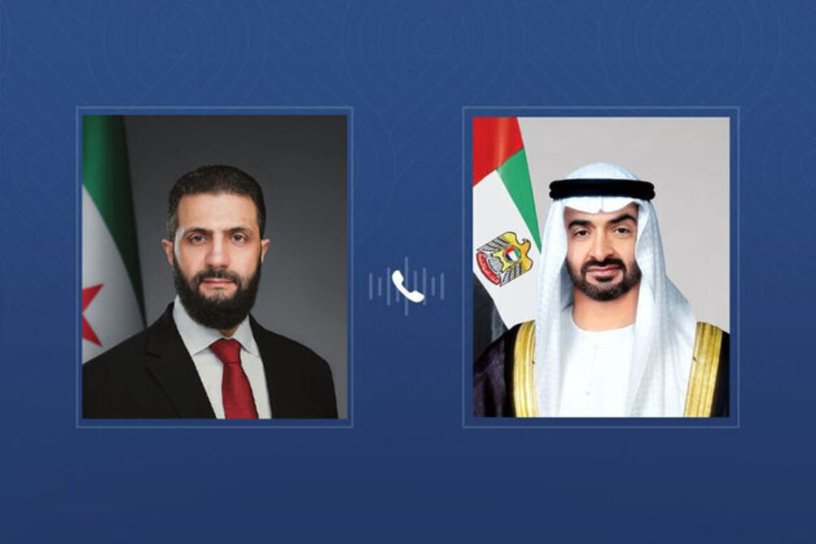 UAE and Syrian Presidents discuss bilateral relations and regional developments