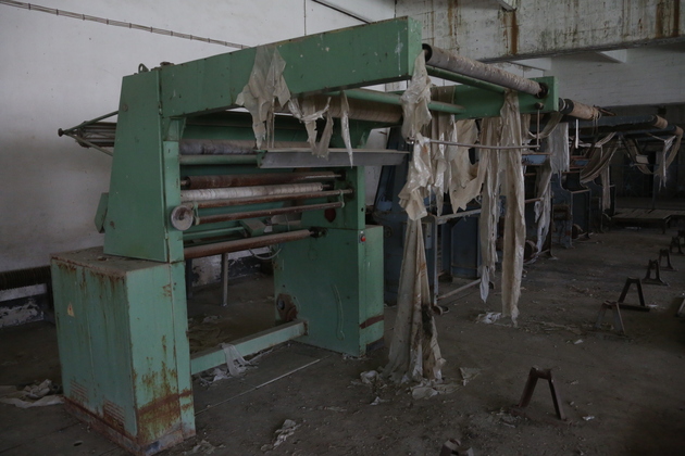 AFGHANISTAN-GULBAHAR-TEXTILE FACTORY-RUINS