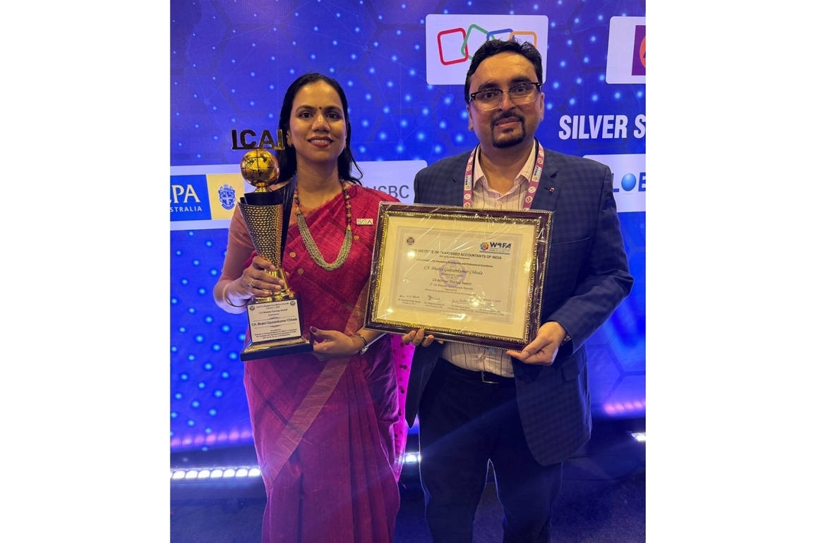 Mrs Bhakti Gautam Chheda Conferred CA Women Excellence Award 2025: A Legacy of Leadership Beyond Balance Sheets