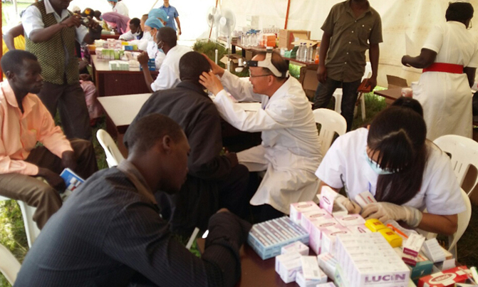 Sinohydro stages free medical day for Karuma community Sinohydro stages free medical day for Karuma community