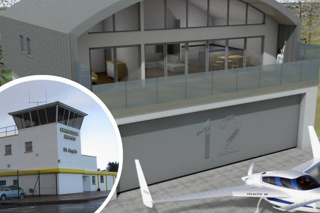 Councillors approve United Kingdom&#39;s first hangar homes project