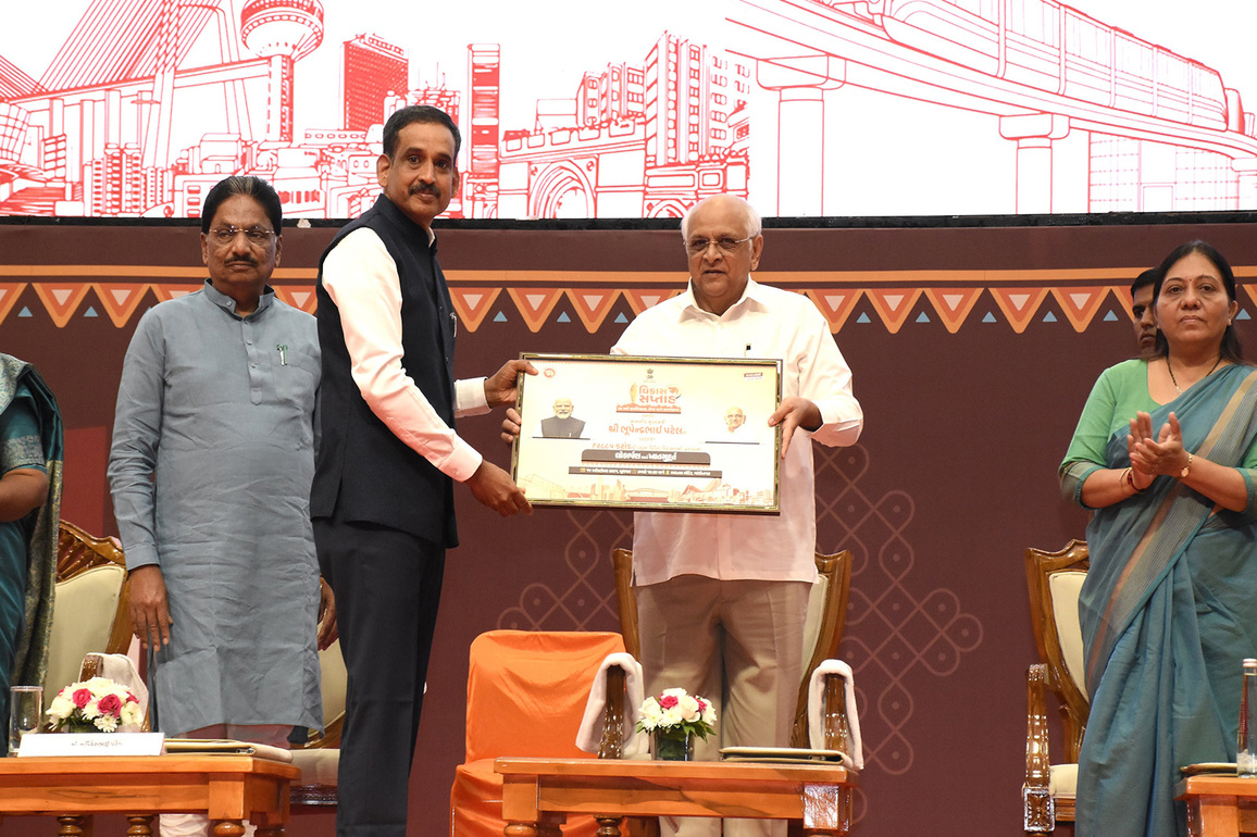 Gujarat CM Bhupendra Patel inaugurates 488 development projects on Vikas Saptah final day