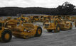 Some of the Andy's Earthmovers fleet.