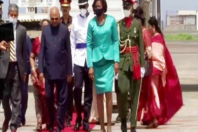 President Kovind arrives in Saint Vincent and the Grenadines, receives Guard of Honour