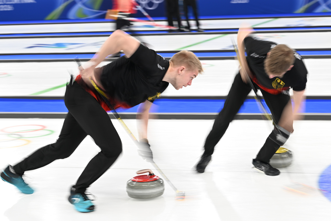 (MICO2026)ITALY-CORTINA D'AMPEZZO-OLYMPIC WINTER GAMES-CURLING-MEN-ROUND ROBIN-GER VS USA
