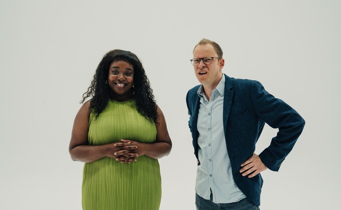 Lolly Adefope (left) and Robert Webb (right) recently starred in a green pension short film series | Credit: Make My Money Matter 