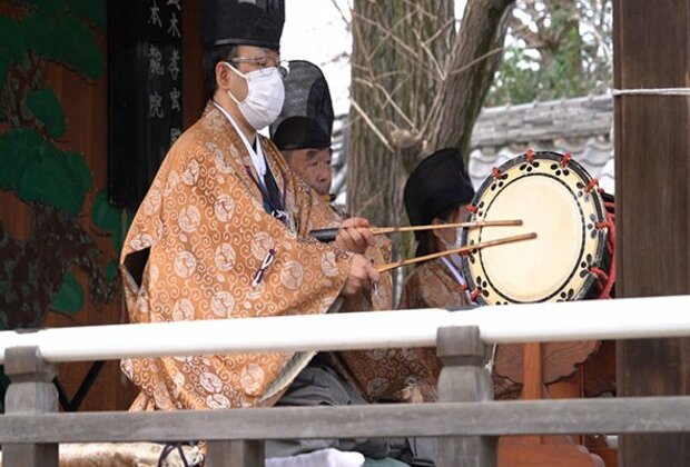 People celebrates Japanese new year