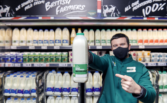 Morrisons will no longer carry 'use by' dates on its own-brand milk
