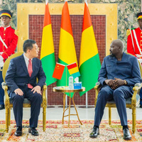 GUINEA-CONAKRY-PRESIDENT-CHINESE AMBASSADOR-COOPERATION
