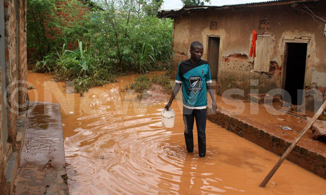 The morning rains: Parts of Kampala flooded The morning rains: Parts of Kampala flooded