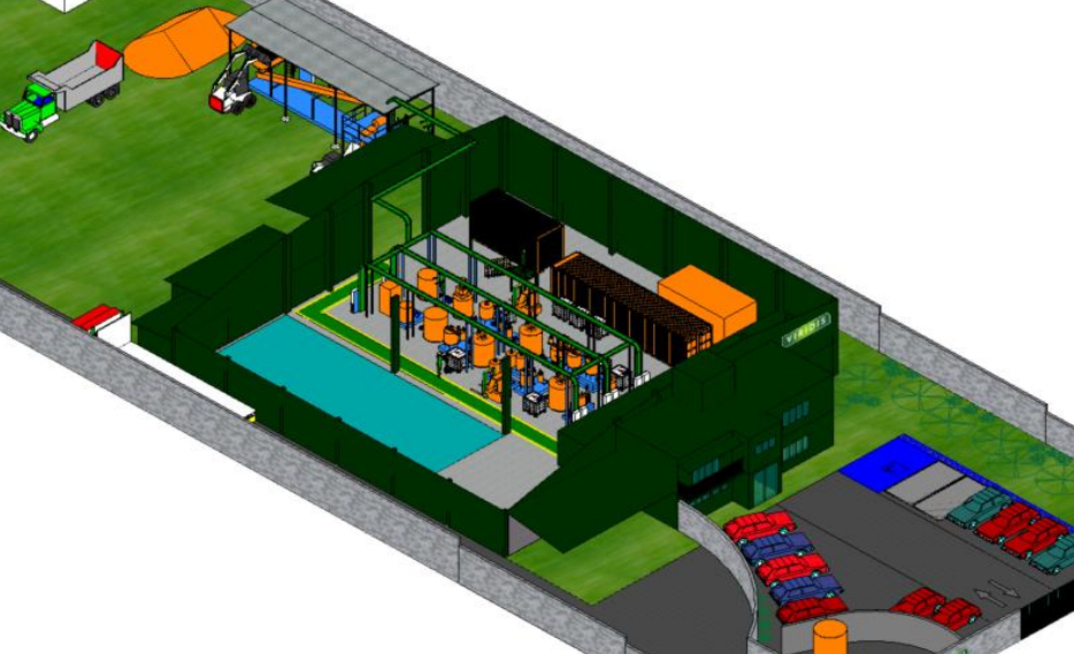 Modelo de planta de demonstração para projeto Colossus