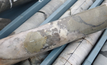  Quartz/sulphide breccia with coarse-grained arsenopyrite recovered from Miramar's 8-Mile prospect.