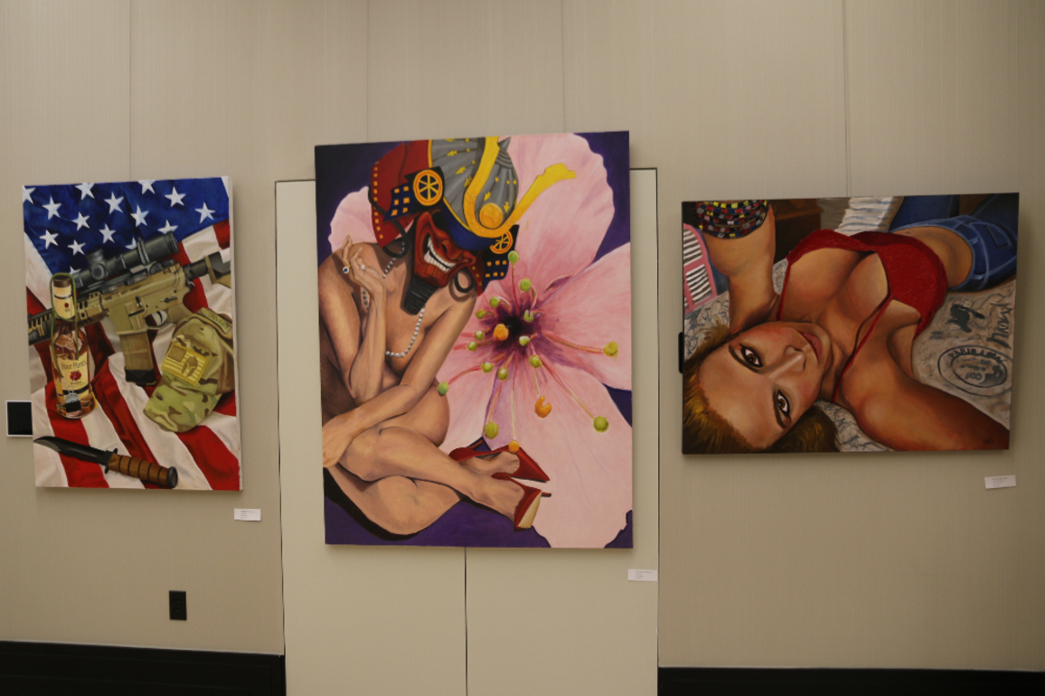 American Legion showcases veterans artwork at Va. Square exhibit
