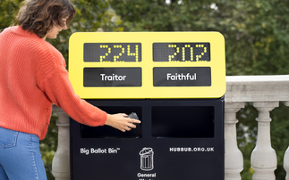 Hubbub launches interactive bin to tackle UK's £1bn litter problem