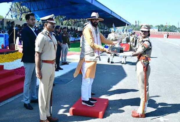 Nayab Singh Saini participates in 55th passing out parade and oath-taking ceremony at CRPF Academy