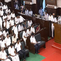 Drama in TN Assembly as Guv walks out without delivering opening address; CM Stalin says "disrespect", AIADMK stage protest