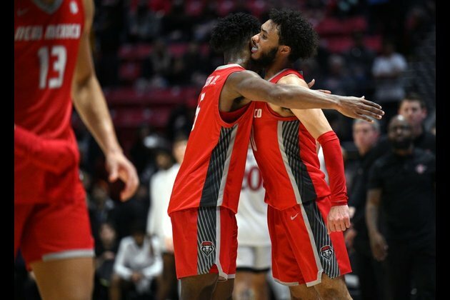 No. 25 New Mexico uses hot finish to ground Air Force