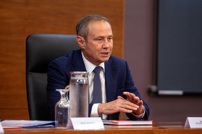 Western Australian premier Roger Cook.