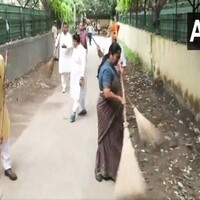 Delhi CM Rekha Gupta participates in cleanliness drive in Timarpur area