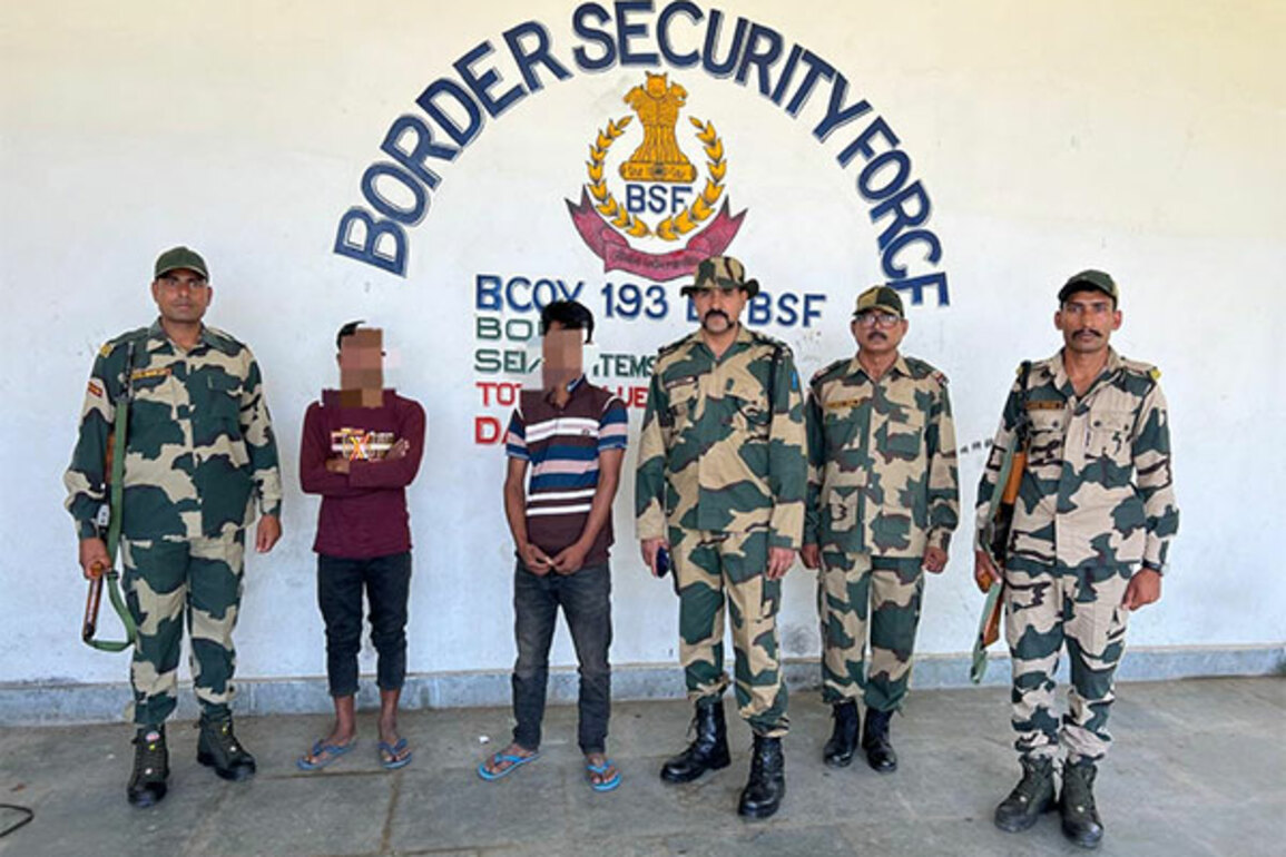 BSF Meghalaya nabs 5 Bangladeshi Nationals for illegal entry