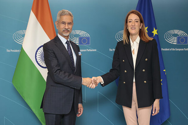 EAM Jaishankar meets European Parliament President Roberta Metsola; discusses trade, strategic partnerships