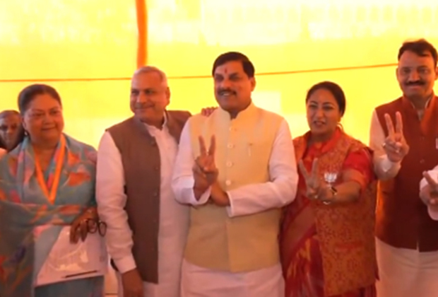 Madhya Pradesh CM Mohan Yadav attends Delhi CM Rekha Gupta's swearing-in